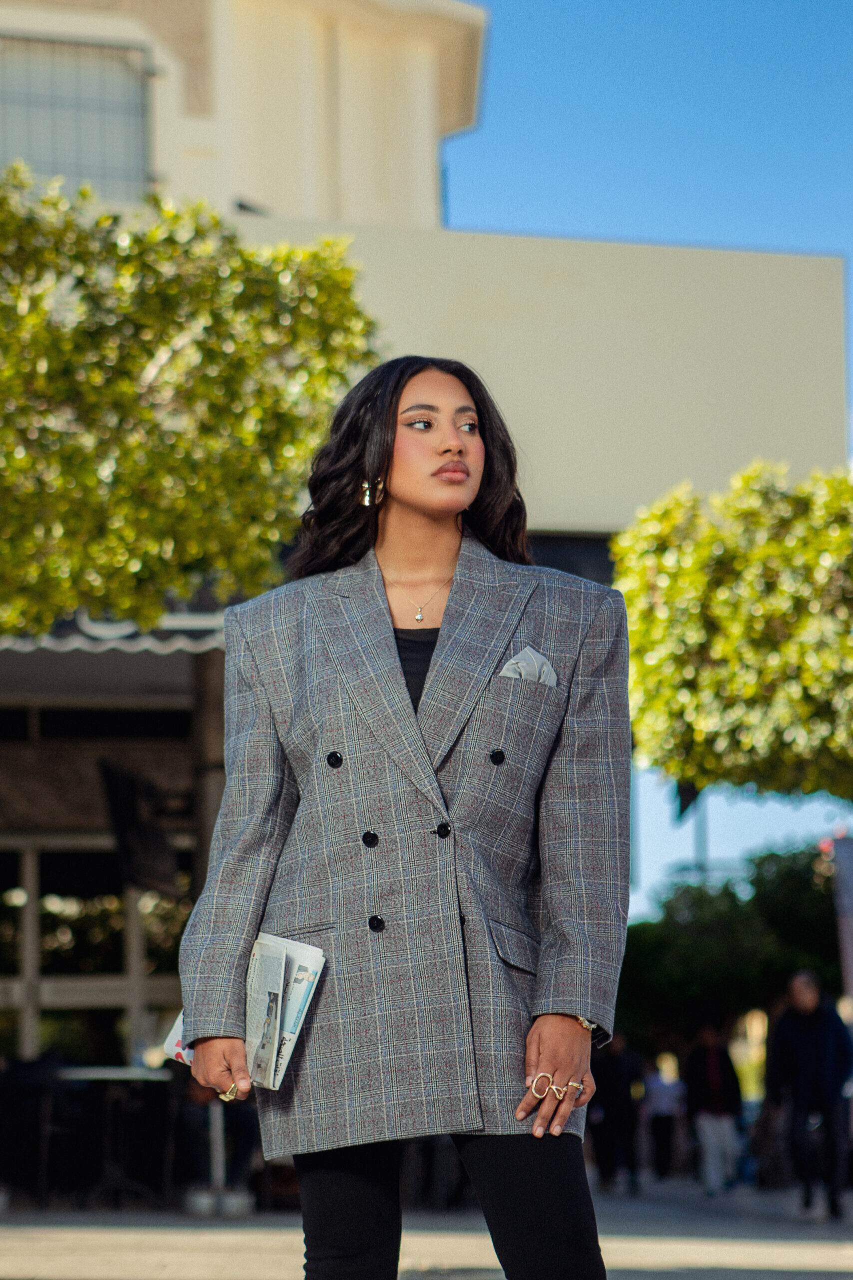 GN3G5003.jpg Blazer Structuré Élégance – Ceres Atelier - Image 9